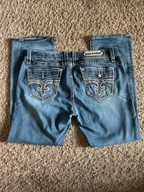 Rock Revival Women's Straight Leg Jeans - Light Blue Wash